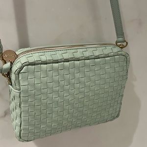 Clare V Midi Sac - Mist Woven Checker / Like New / Great Condition